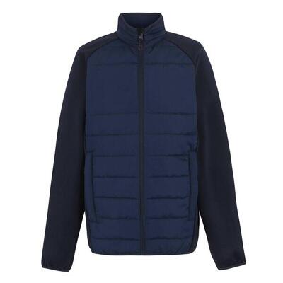 Heren hybride jas (marine)