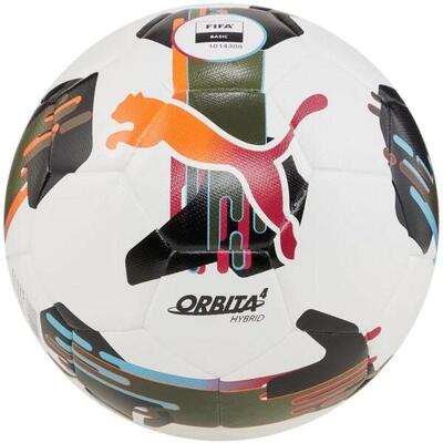 Pallone Puma Orbita 4 HYB Bianco Nero Rosso