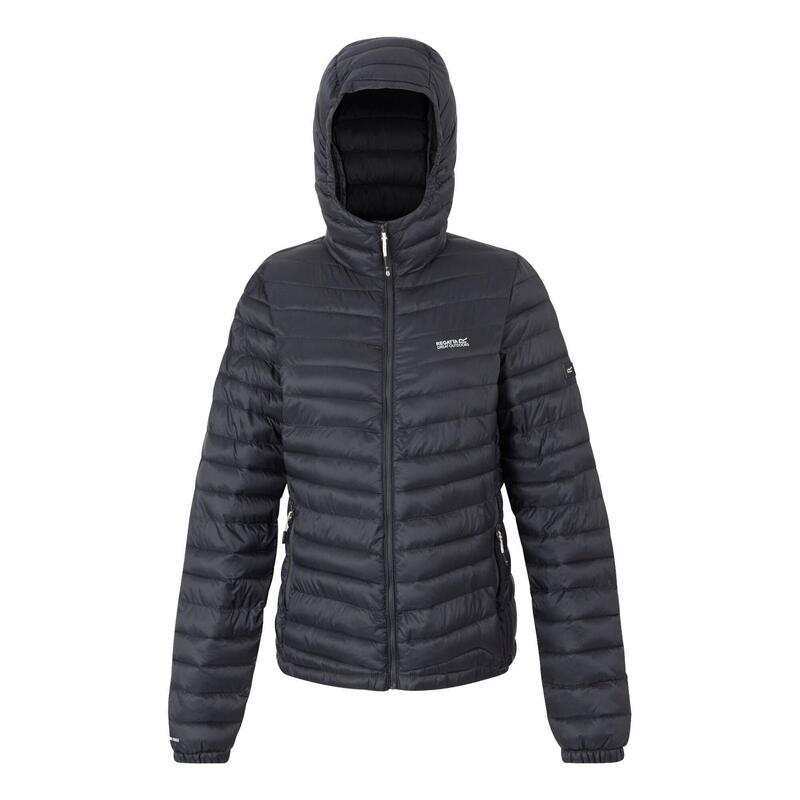 Veste Matelassée HURDEN Femme (Gris Phoque / Noir)