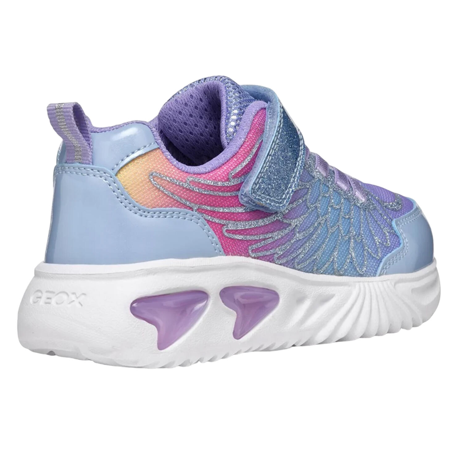 Mädchen Sneaker "Assister", Flügel Kinder Himmel/Bunt 2/4