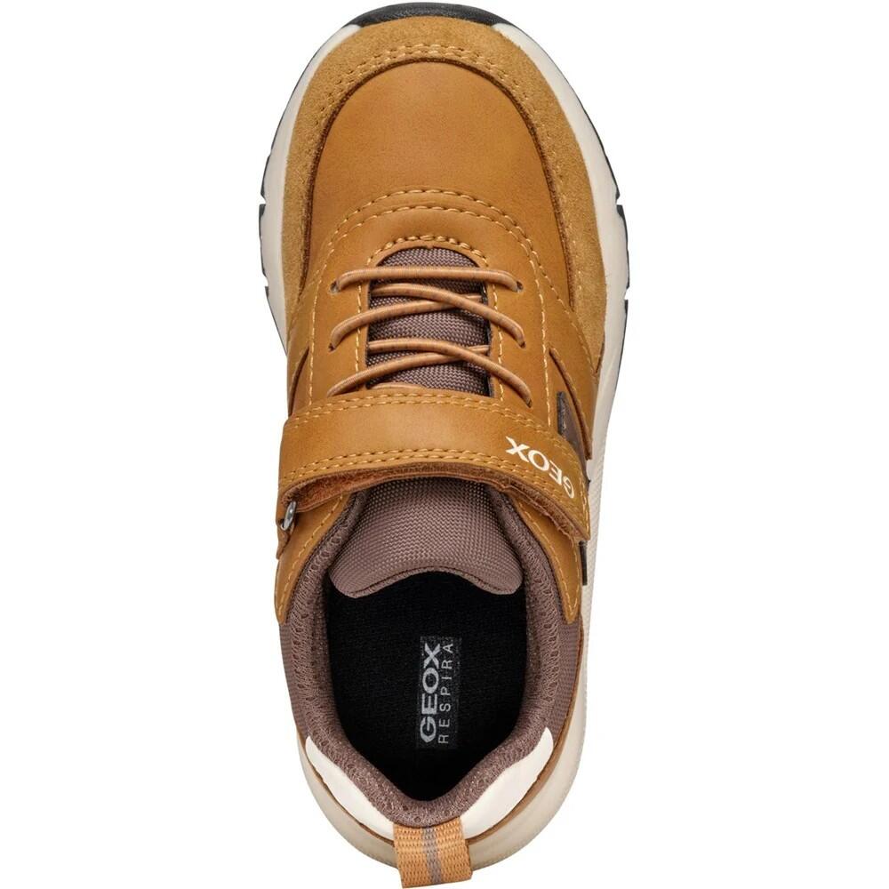 Boys Rooner Trainers (Dark Yellow/Coffee) 3/4