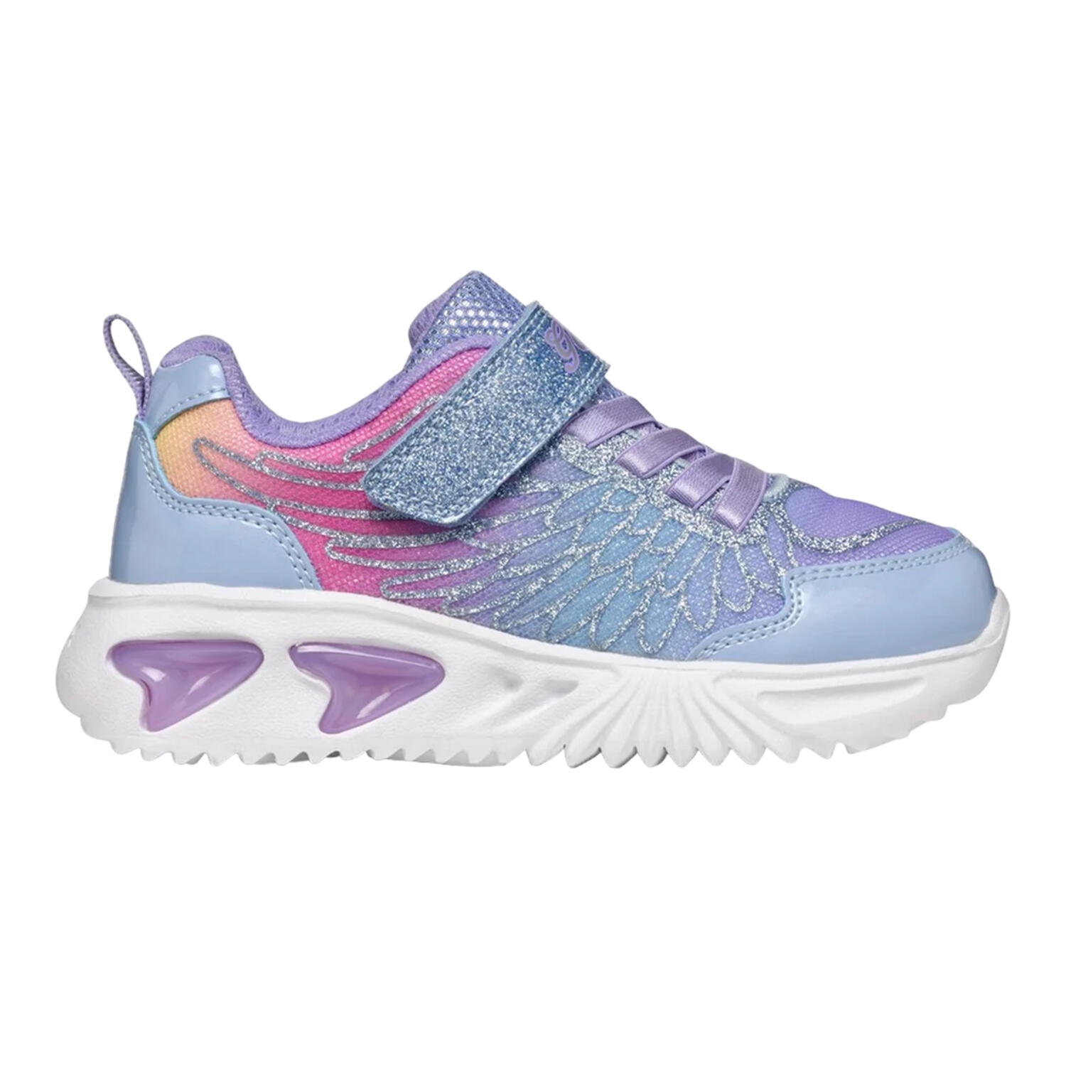 Mädchen Sneaker "Assister", Flügel Kinder Himmel/Bunt 3/4