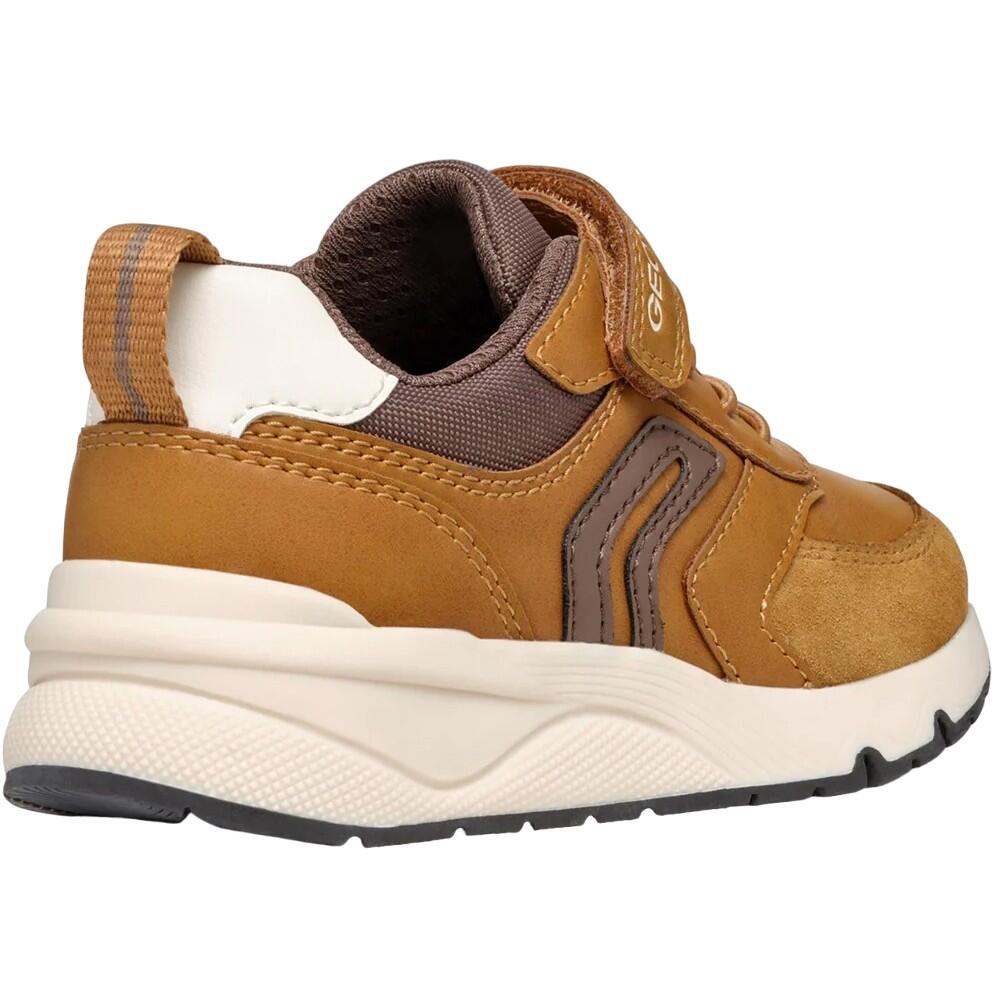 Boys Rooner Trainers (Dark Yellow/Coffee) 2/4