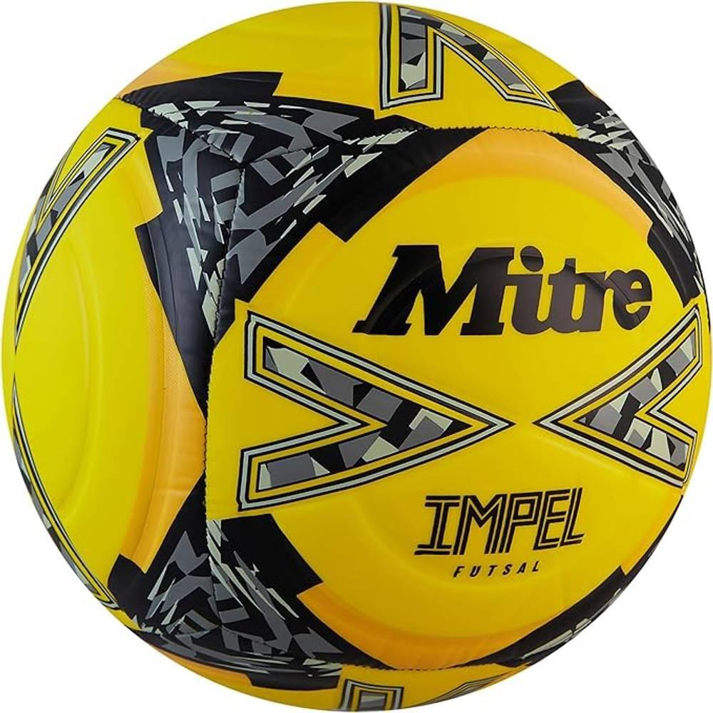 Ballon De Foot IMPEL FUTSAL (Jaune Fluo / Blanc) 2/3