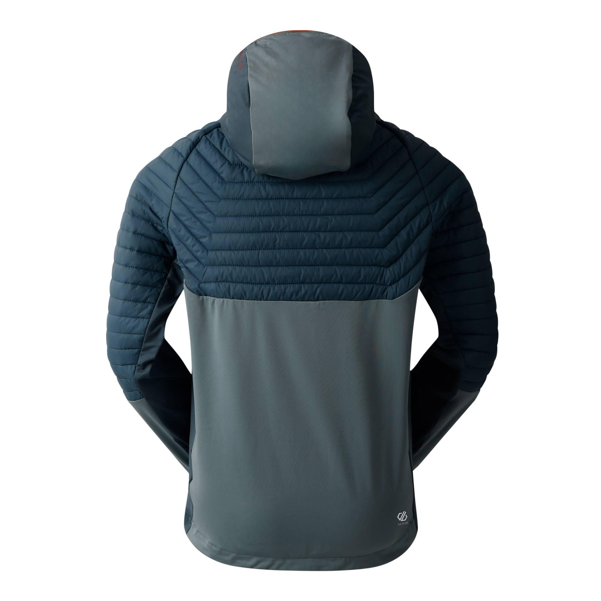 Mens Descending II Hybrid Jacket (Stormy Weather/Lead Grey) 2/4