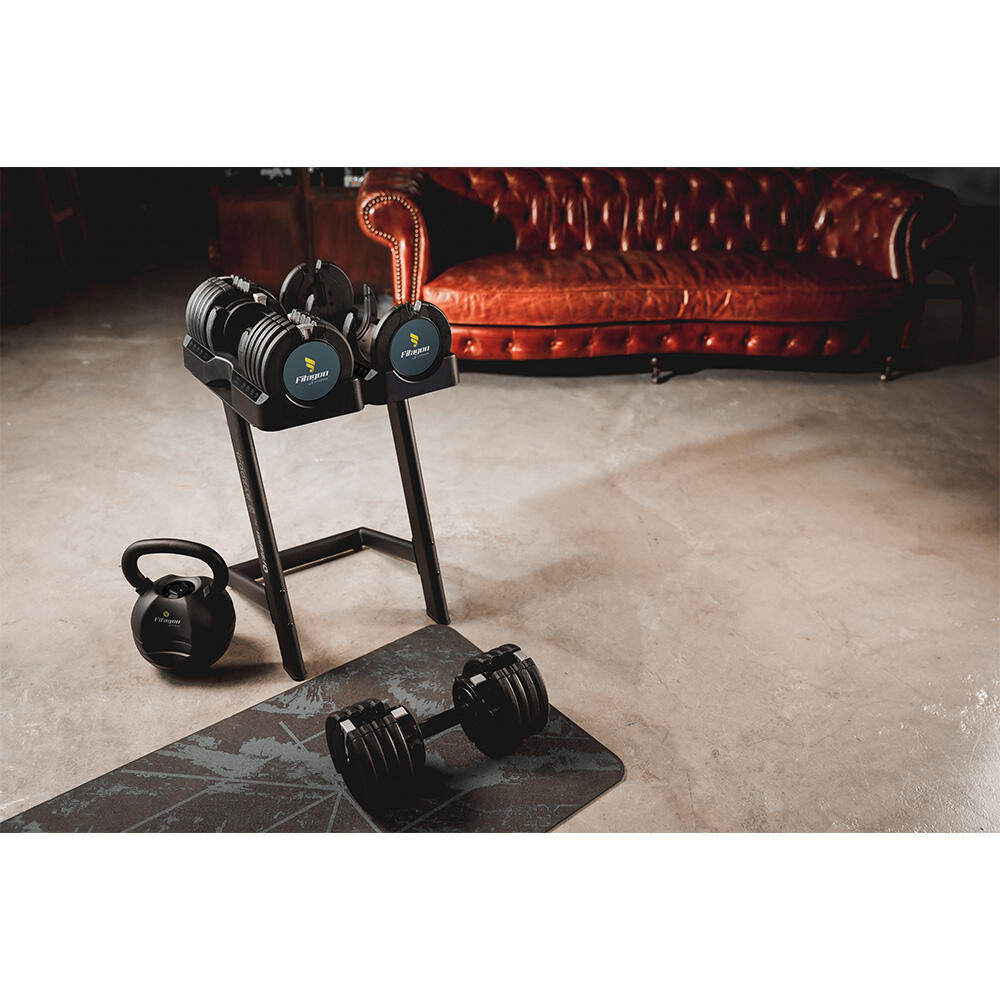 Fitagon Hantelständer Flex für 25g Schwarz 3/4