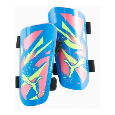 30892 ultra lichte scheenbeschermers (blauw/geel/roze)