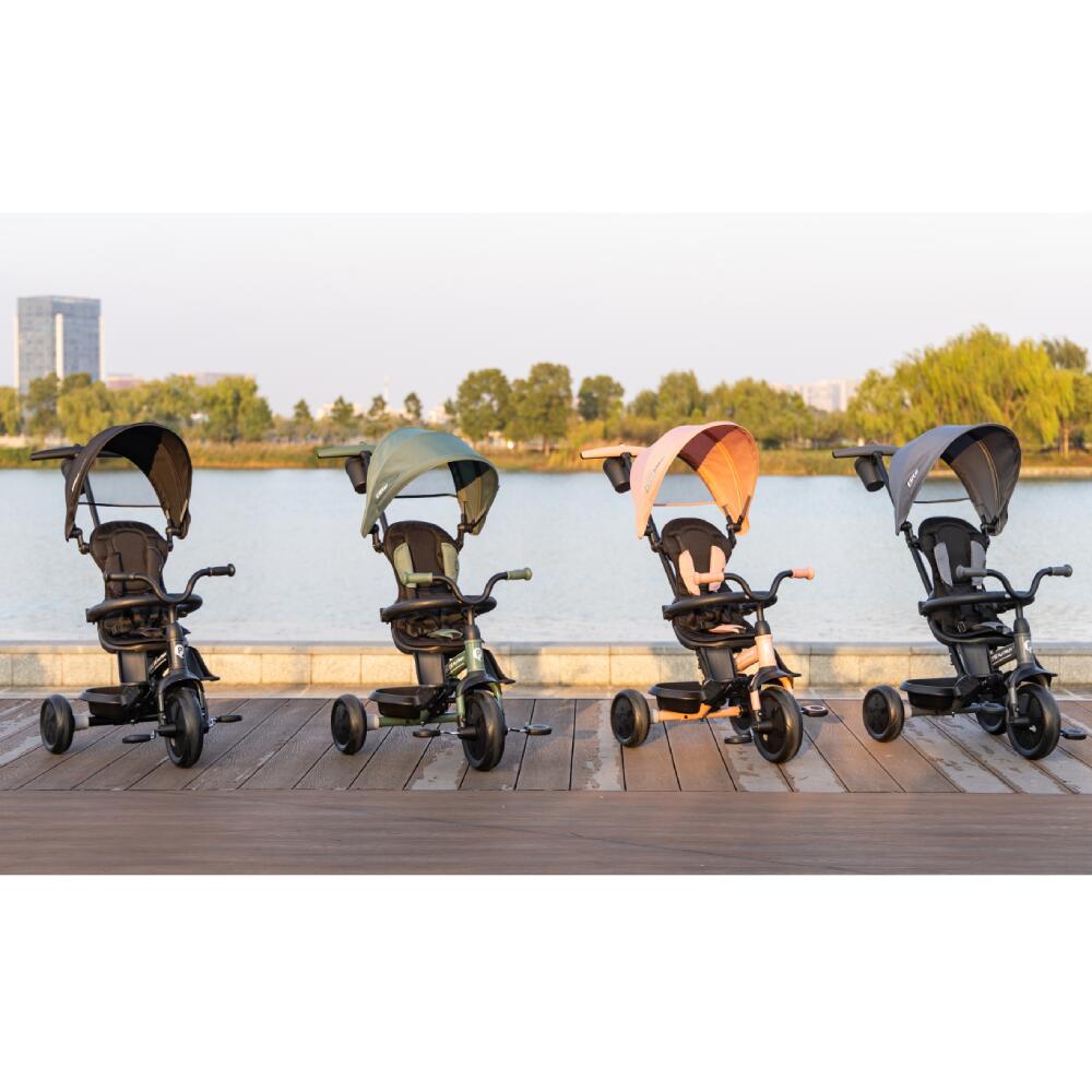 Devessport - Triciclo Evolutivo Qplay Elite Platinum 6 en 1 Gris 7/7