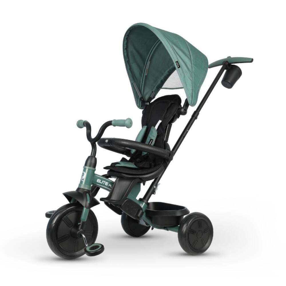 Devessport - Triciclo Evolutivo Qplay Elite Platinum 6 en 1 Verde 3/7