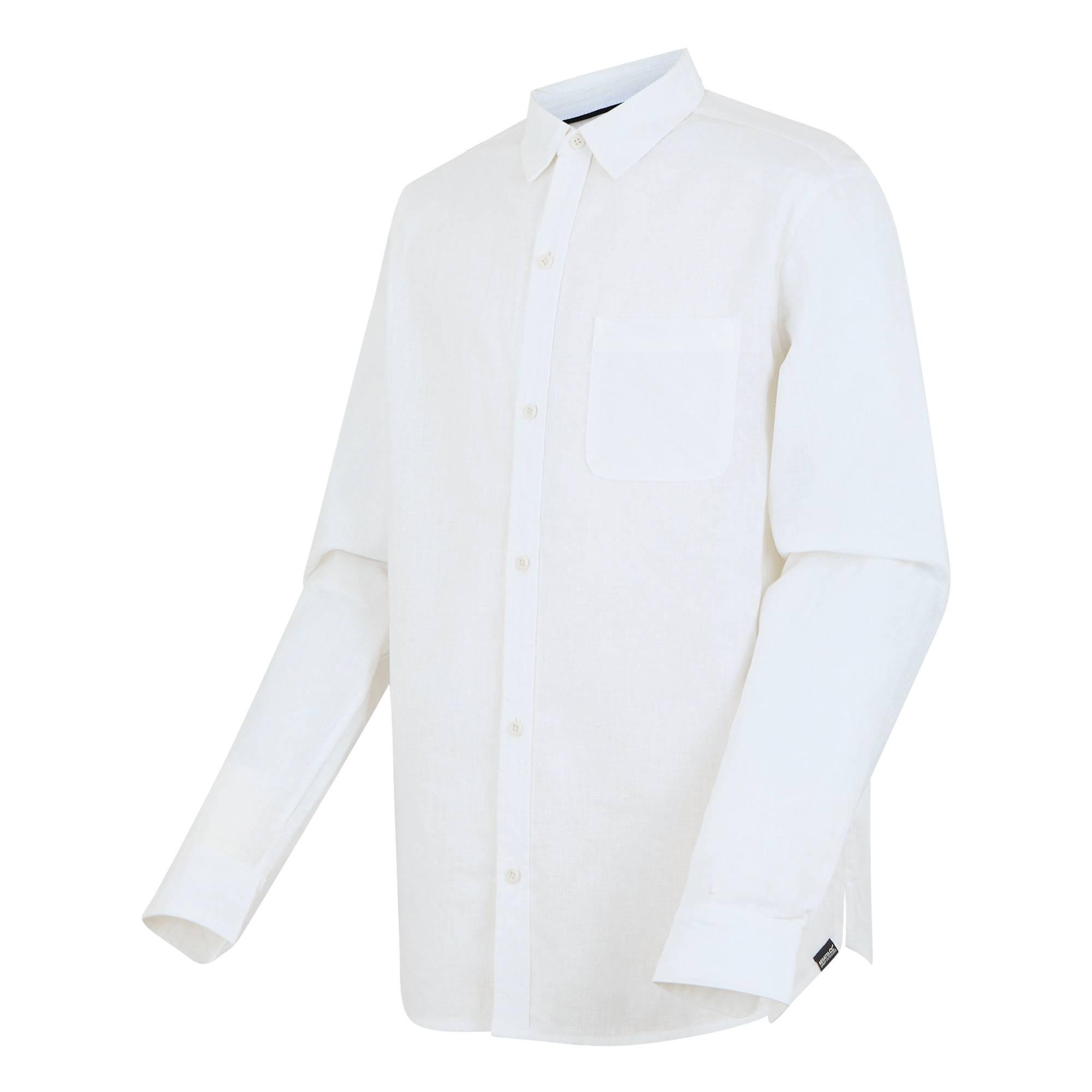 Mens Loran LongSleeved Shirt (White) 3/4