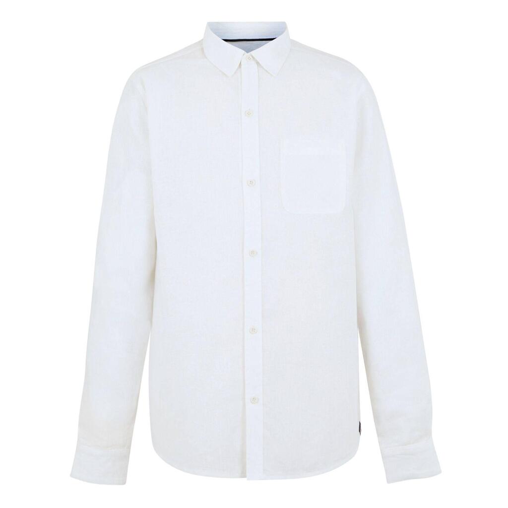 Mens Loran LongSleeved Shirt (White)