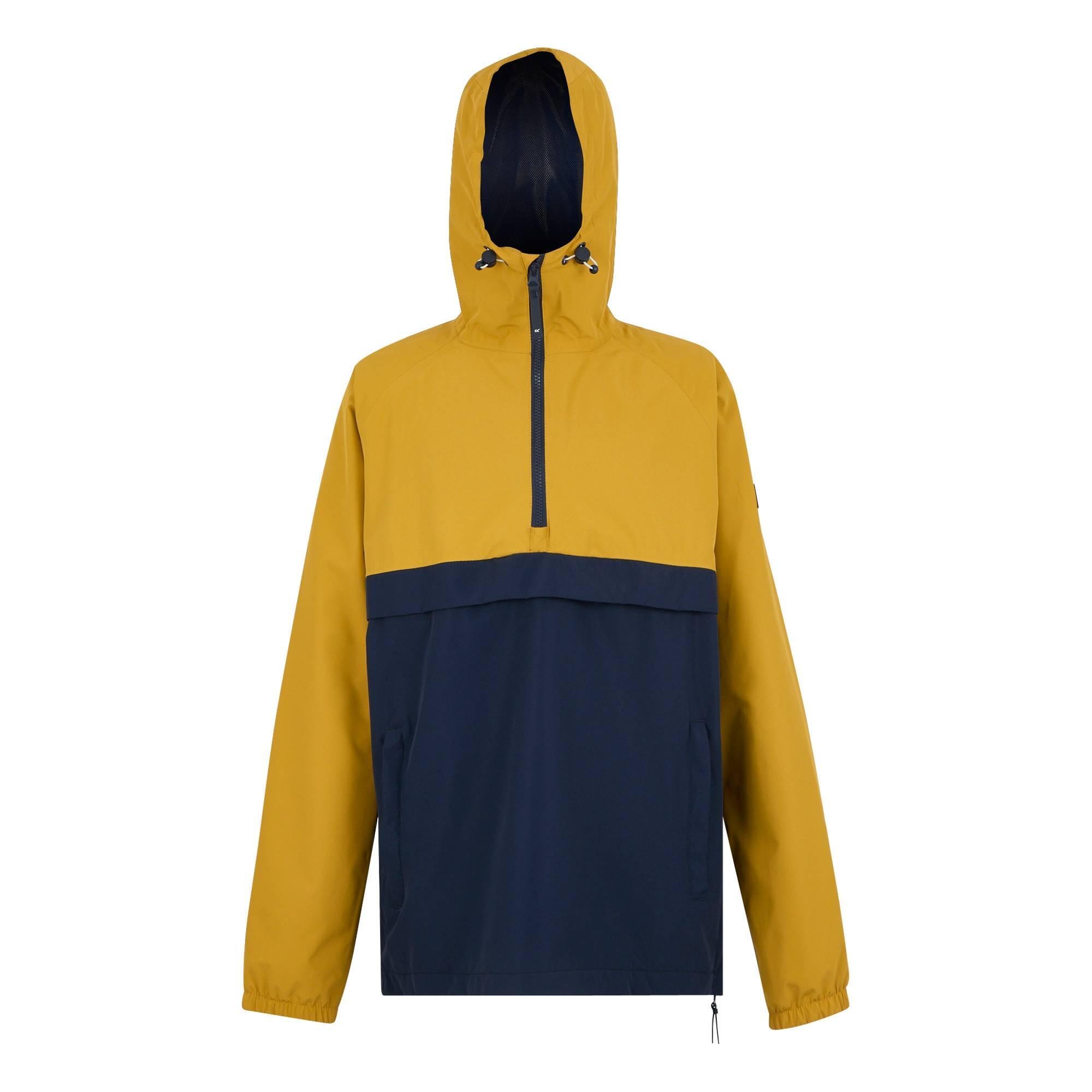 REGATTA Mens Tayan Waterproof Jacket (Mustard/Navy)