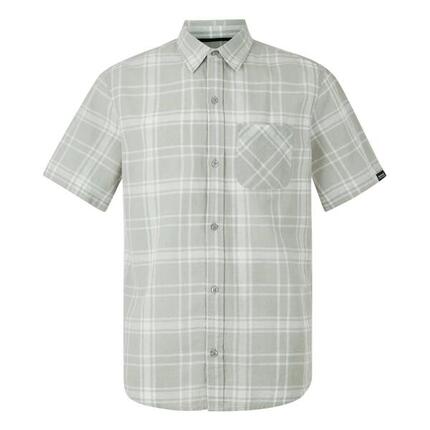 Chemise Motif/style À Carreaux LORAN Homme (Gris Argenté)