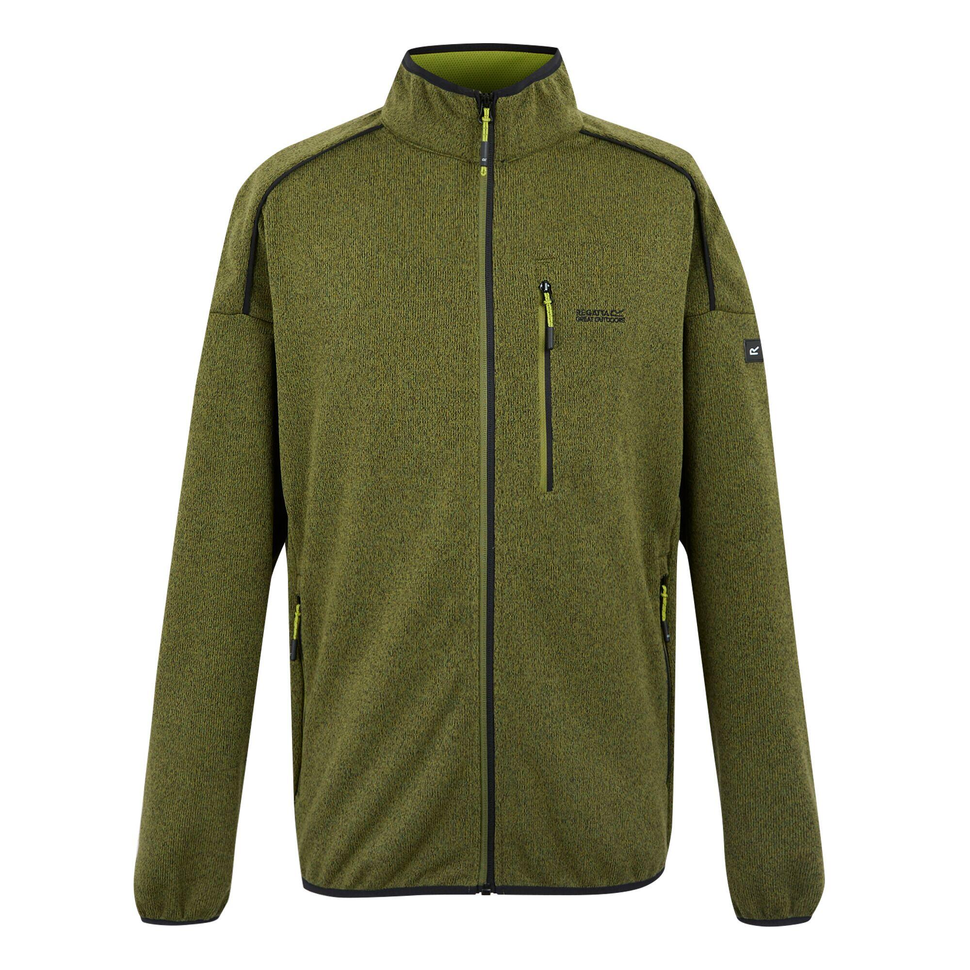 REGATTA Mens Kames Full Zip Fleece Jacket (Nephrite Green/Grenoble Green)