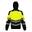 HerenHoogVis Hoodie (ZWART/GEEL)