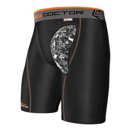 Coquille de Baseball Shock Doctor Air Core Ultra Souple avec Short Noir -Shock D