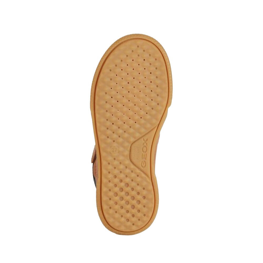 Sneaker, Wachsleder Jungen Cognacfarbe/Blau 4/4