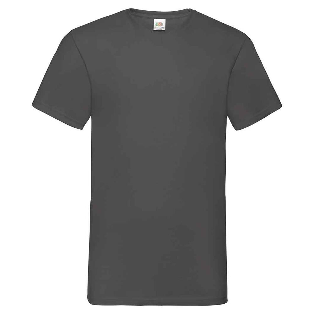 Tricou Drumeții În Natură Fruit Of The Loom Valueweight V Neck Adulți