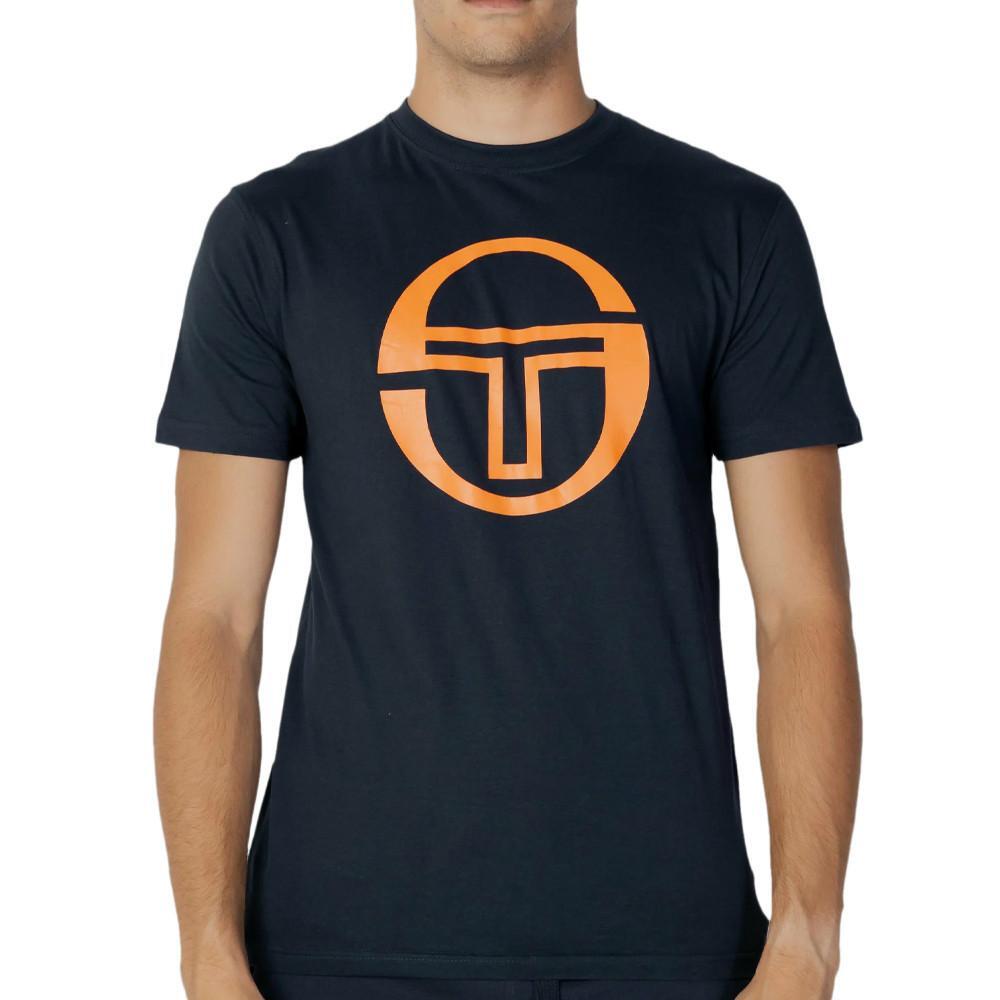 T-shirt Marine/Orange Homme Sergio Tacchini Stadium 1/2