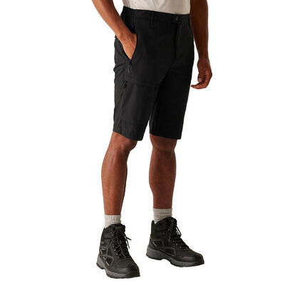 Heren highton ii lange casual wandelbroek (zwart)