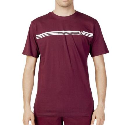 T-shirt Bordeaux Homme Sergio Tacchini Stripe B
