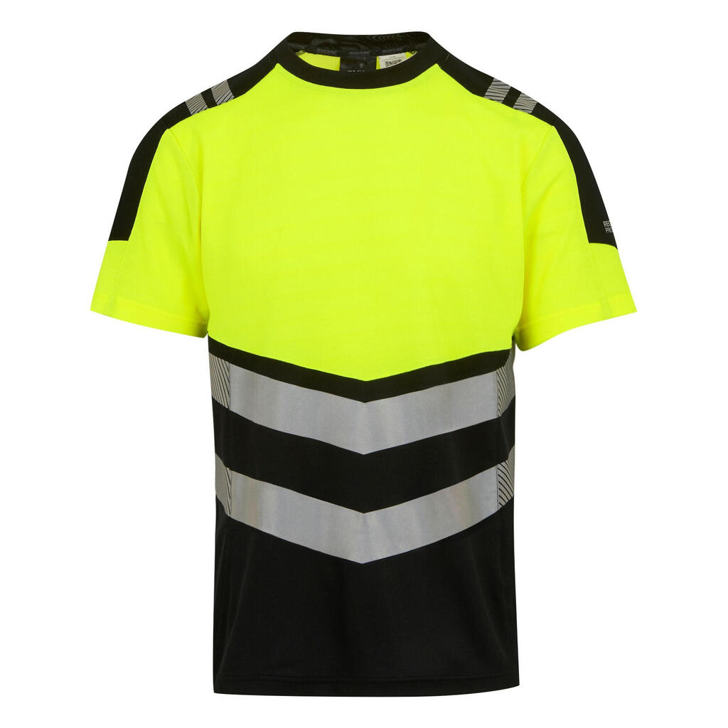 Mens HighVis TShirt (Black/Yellow)
