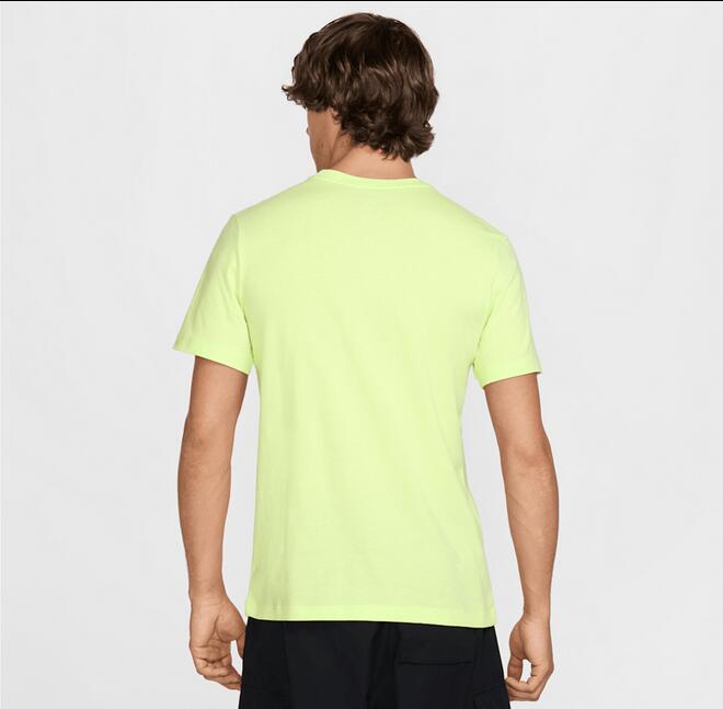 T-shirt uomo nike sportswear icon futura - giallo 2/4