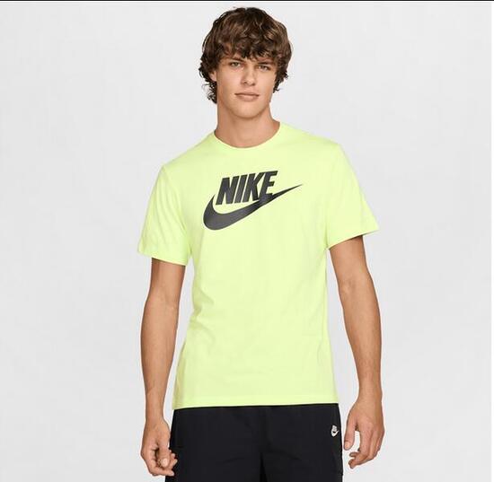 T-shirt uomo nike sportswear icon futura - giallo