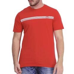 T-shirt Rouge Homme Sergio Tacchini Stripe B