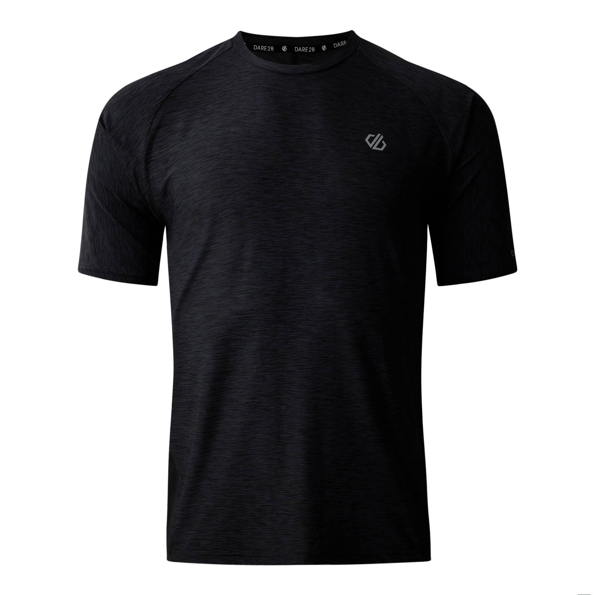 DARE 2B Mens Power Up TShirt (Black Marl)
