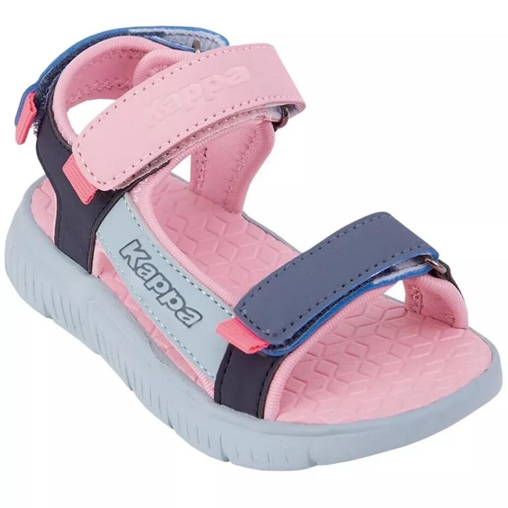 Kinders/Kids Kaleo sandalen (Roze/Grijs/Zilver) 1/4