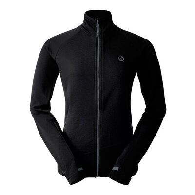 Dames emerging core stretch basislaag top (zwart)