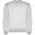 Camisola de gola redonda unissexo Clasica para adultos Melange branco cinza