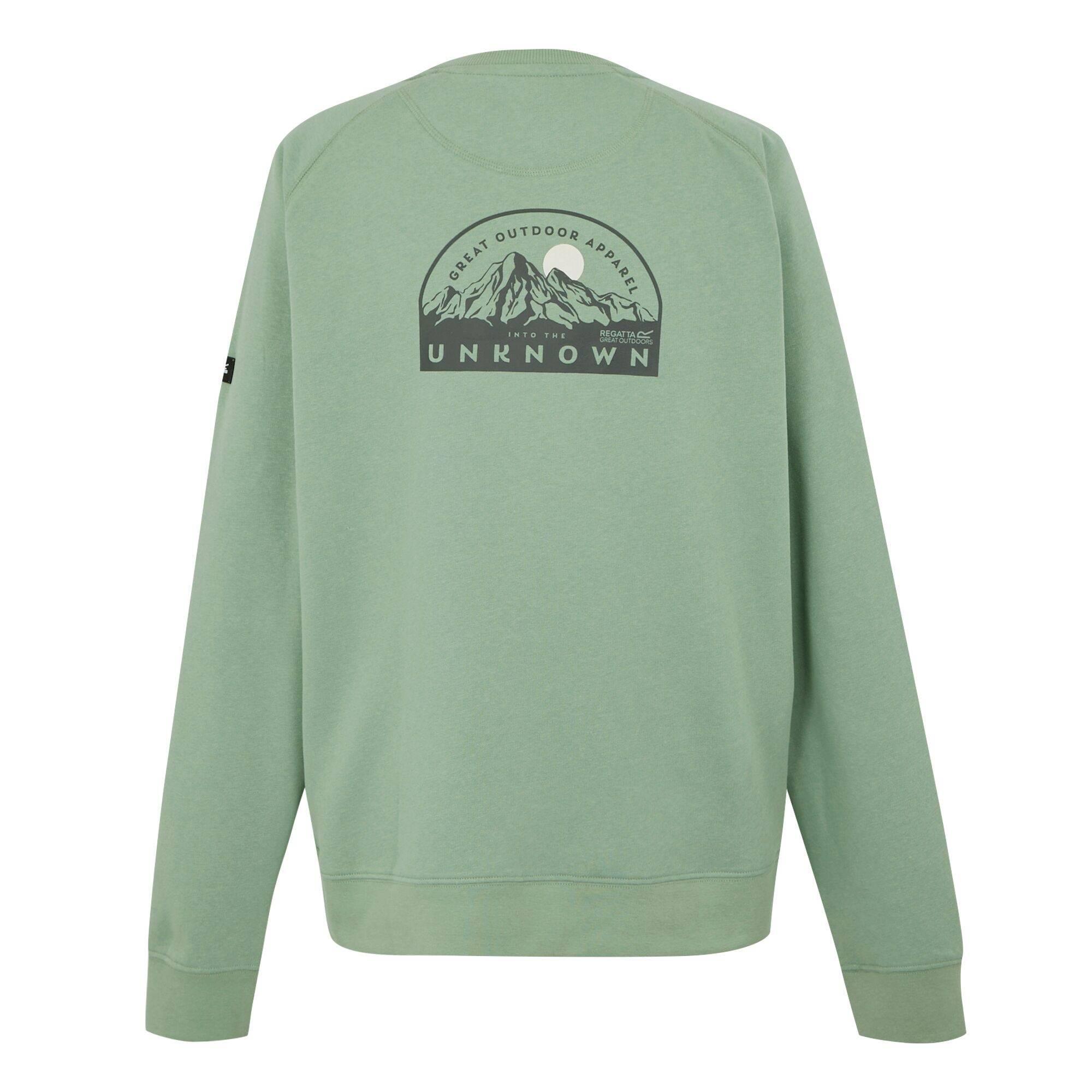 Mens Nithsdale Mountain Crew Neck Sweatshirt (Glacier) 2/4