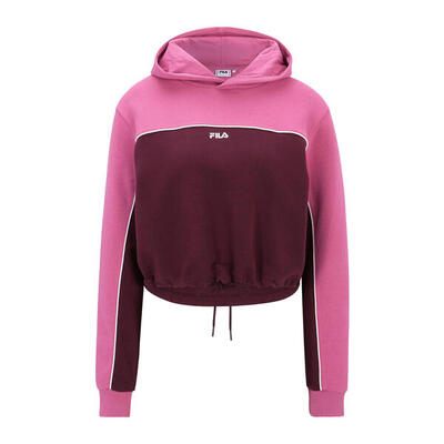 Dames laagna hoodie (roze/bruinrood)
