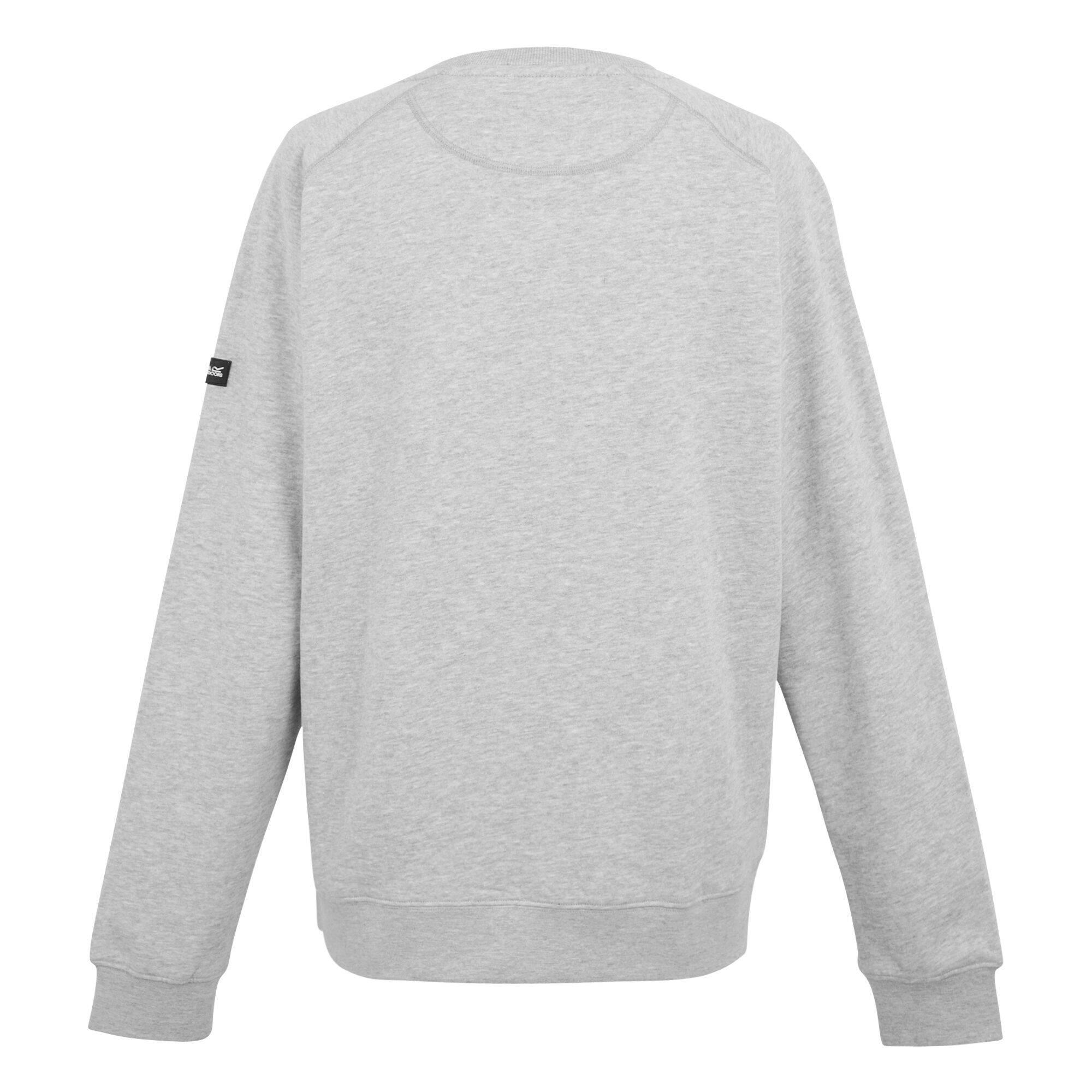 Mens Nithsdale Linear Mountain Crew Neck Sweatshirt (Grey Marl) 2/4