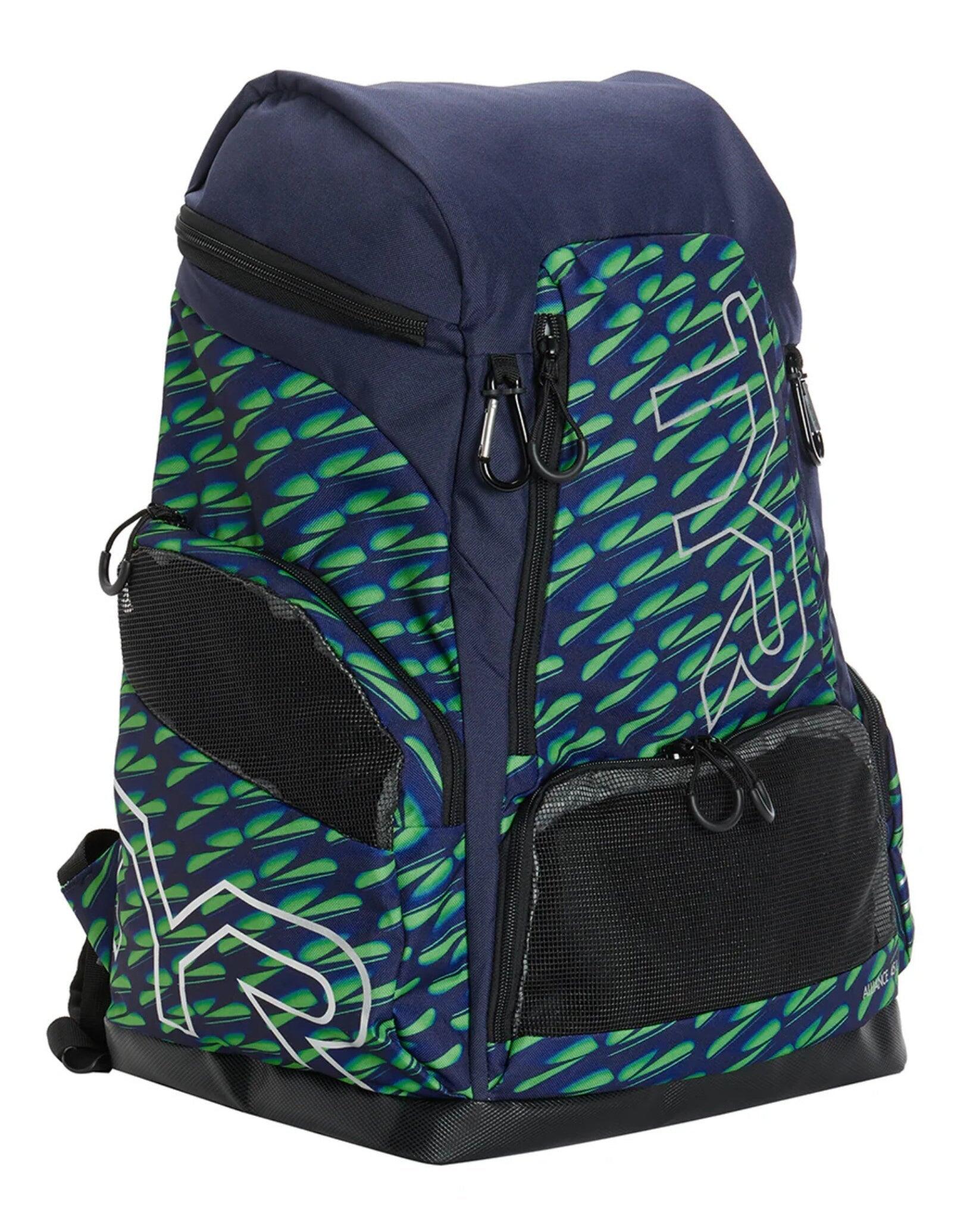 TYR Alliance Dragonflyte Limited Edition 45L Backpack - Green/Navy 2/4