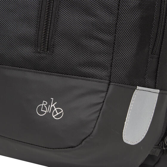Bike Wave Fietsrugzak Dubbele Fietstas 20L Zwart Nylon 5/7