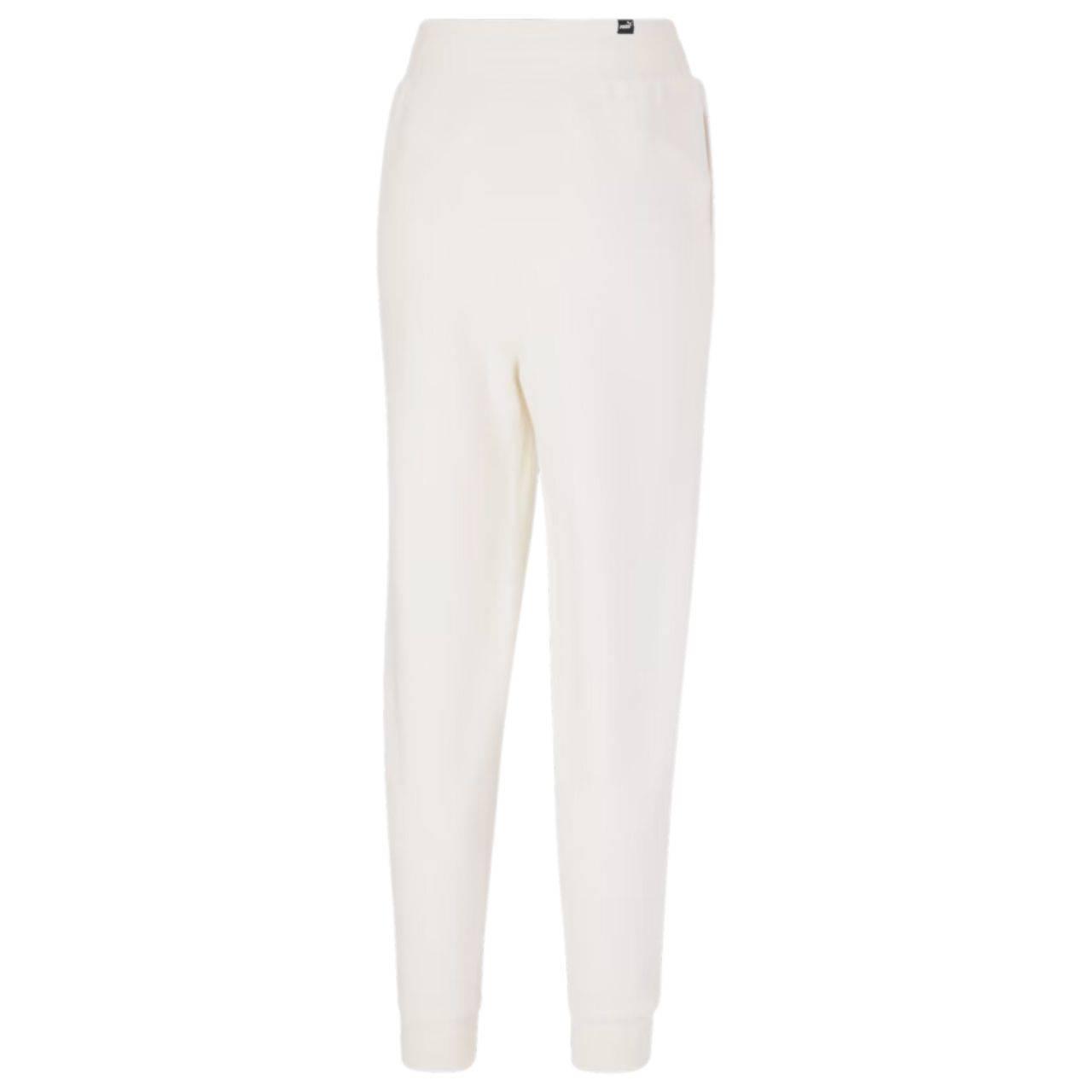 Dames ESS+ Geborduurde Joggingbroek Hoge Taille (Beige/Crème) 3/6