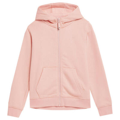 JSS23TSWSF216 Felpa Con Cappuccio E Zip Intera Bambini 4F 4FJSS23TSWSF216