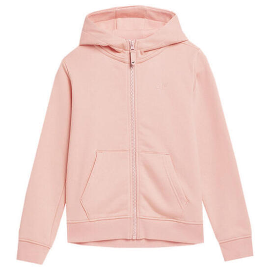 JSS23TSWSF216 Felpa Con Cappuccio E Zip Intera Bambini 4F 4FJSS23TSWSF216