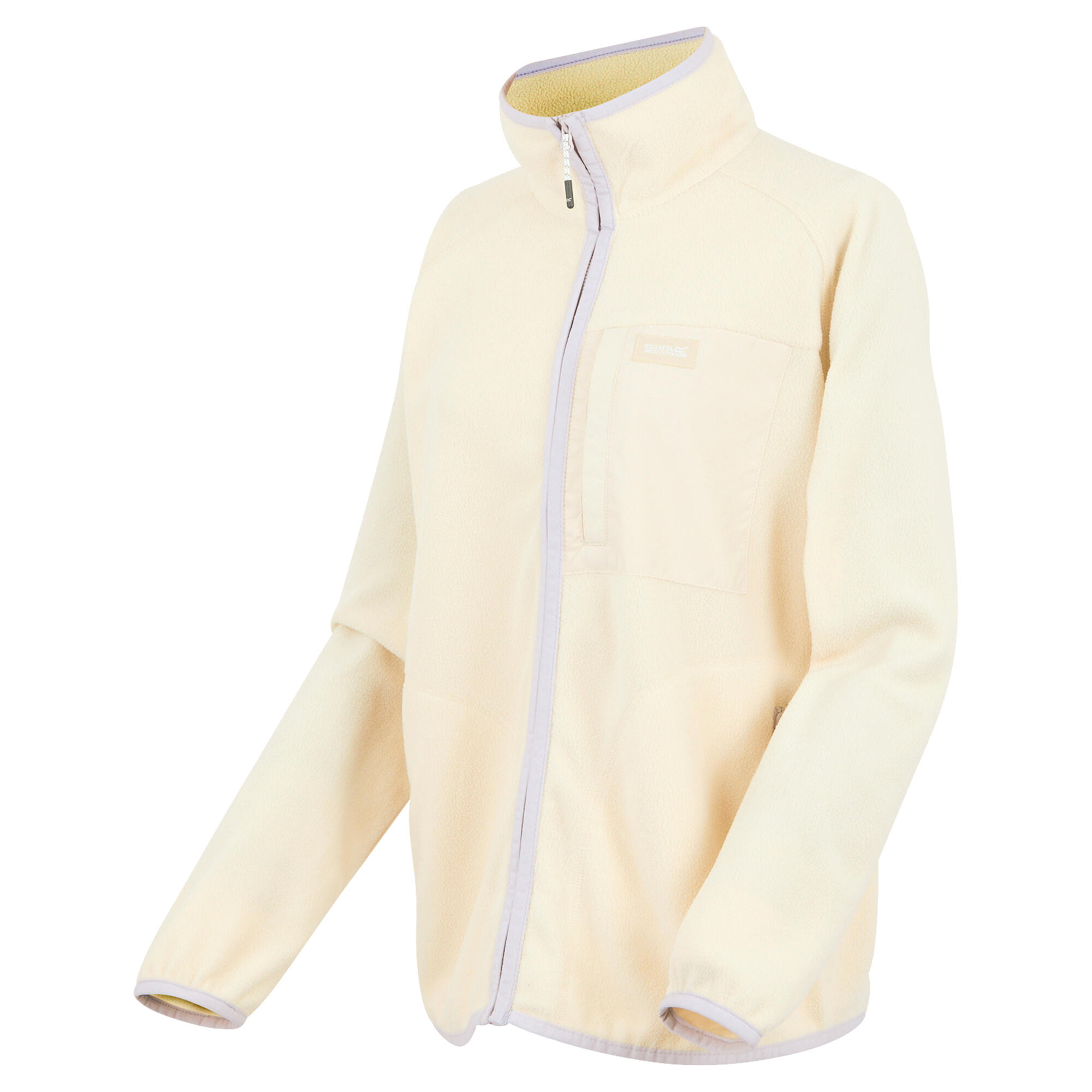 Veste Polaire LILANA Femme (Vanille Clair / Chardon Lilas) 3/5