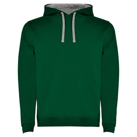 Sweat URBAN Homme (Vert Bouteille / Gris Chiné)