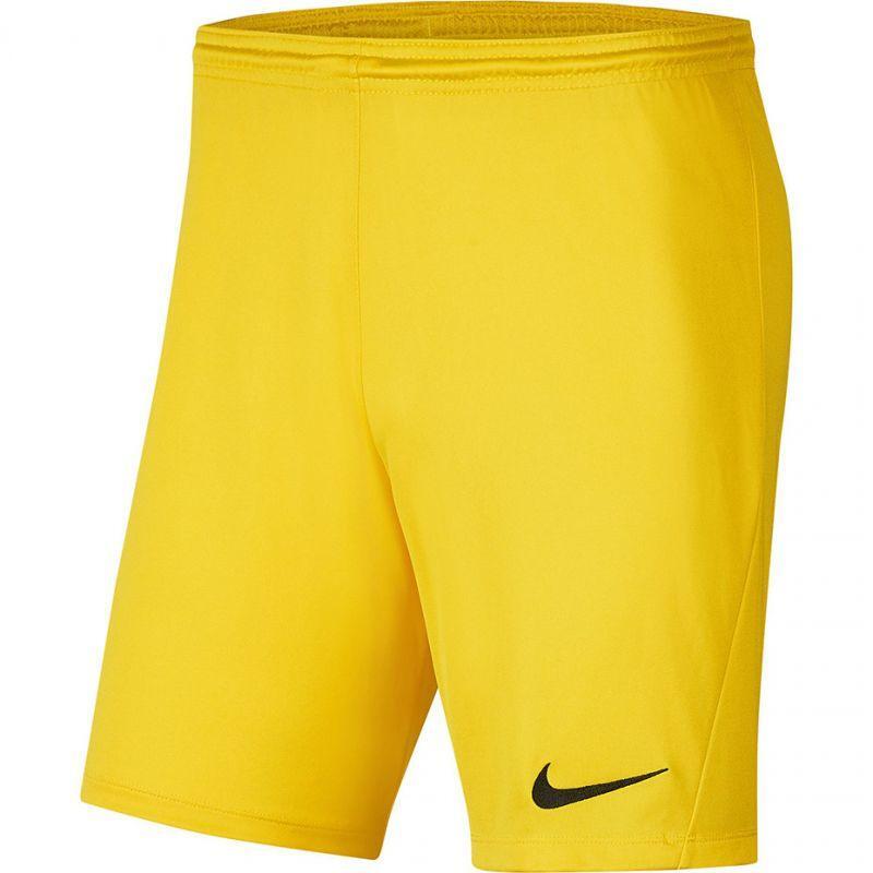 NIKE Heren Dry Park III Korte Broek (Tour Geel)