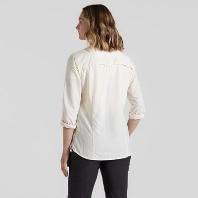 Camicia da trekking donna Craghoppers NosiLife Adventure III Women beige