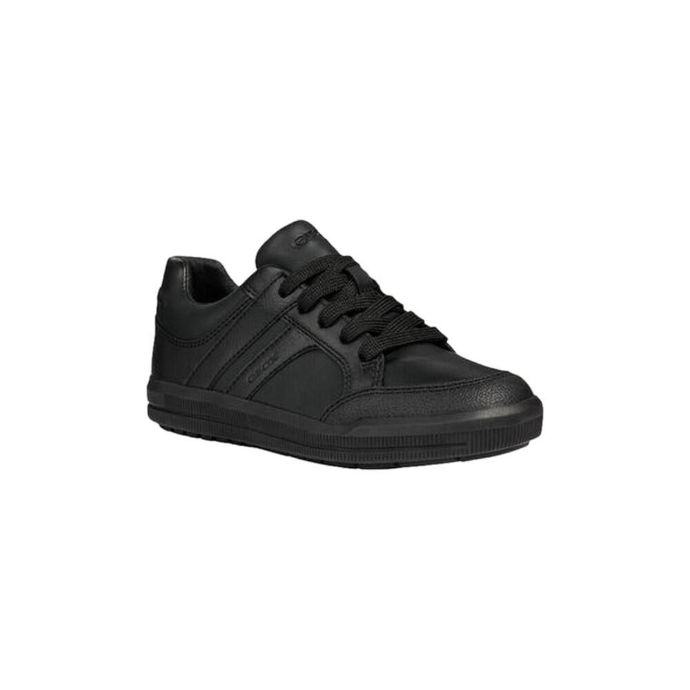 J Arzach B. D Leather Lace Up Trainer (Black) 1/4