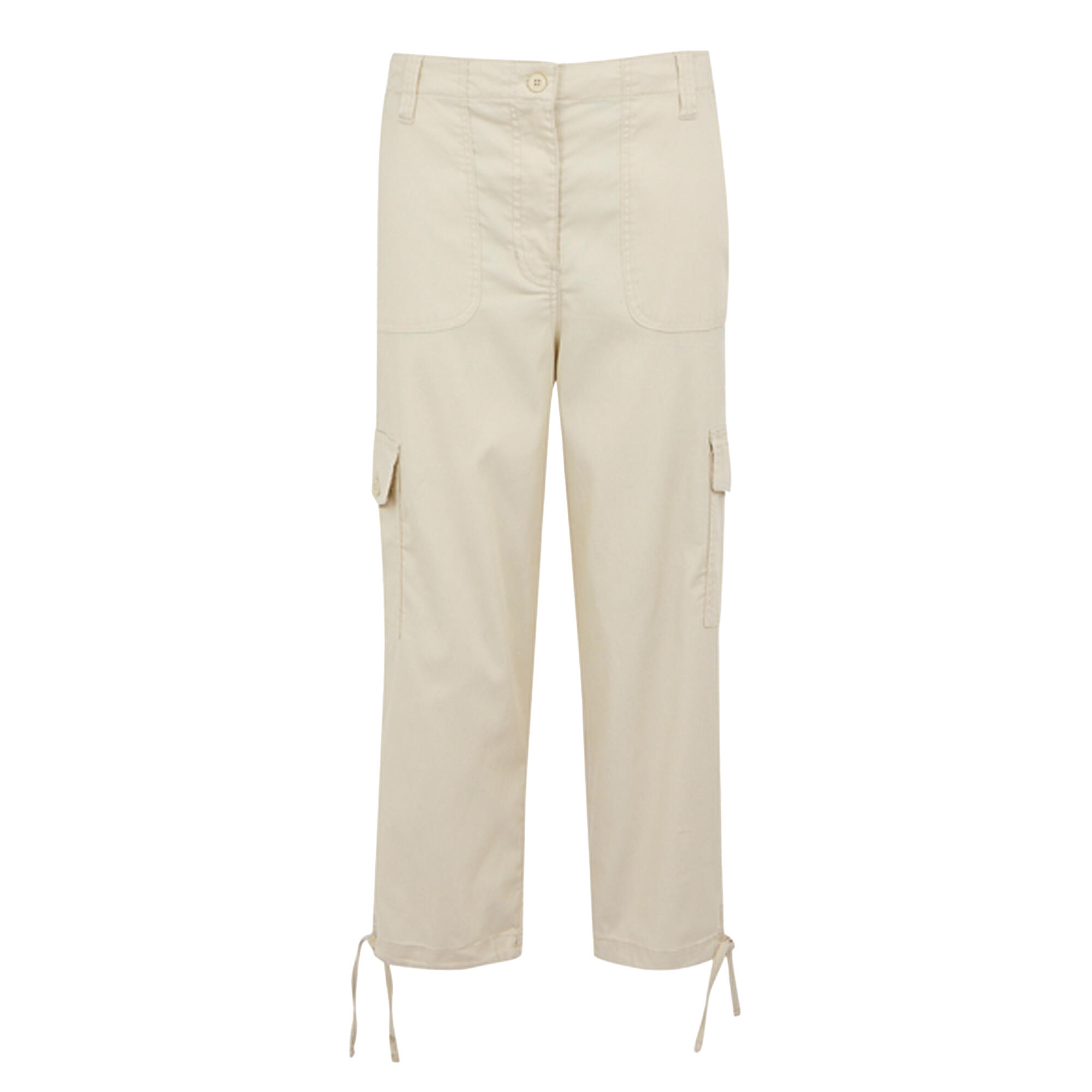 Regatta - Pantacourt Shorebella Femme (vanille Clair) - Pantalons - Beige|vert - 36 Xs - Decathlon
