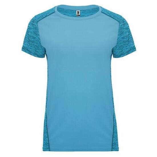 Tshirt ZOLDER Femme (Turquoise Vif / Turquoise Chiné)