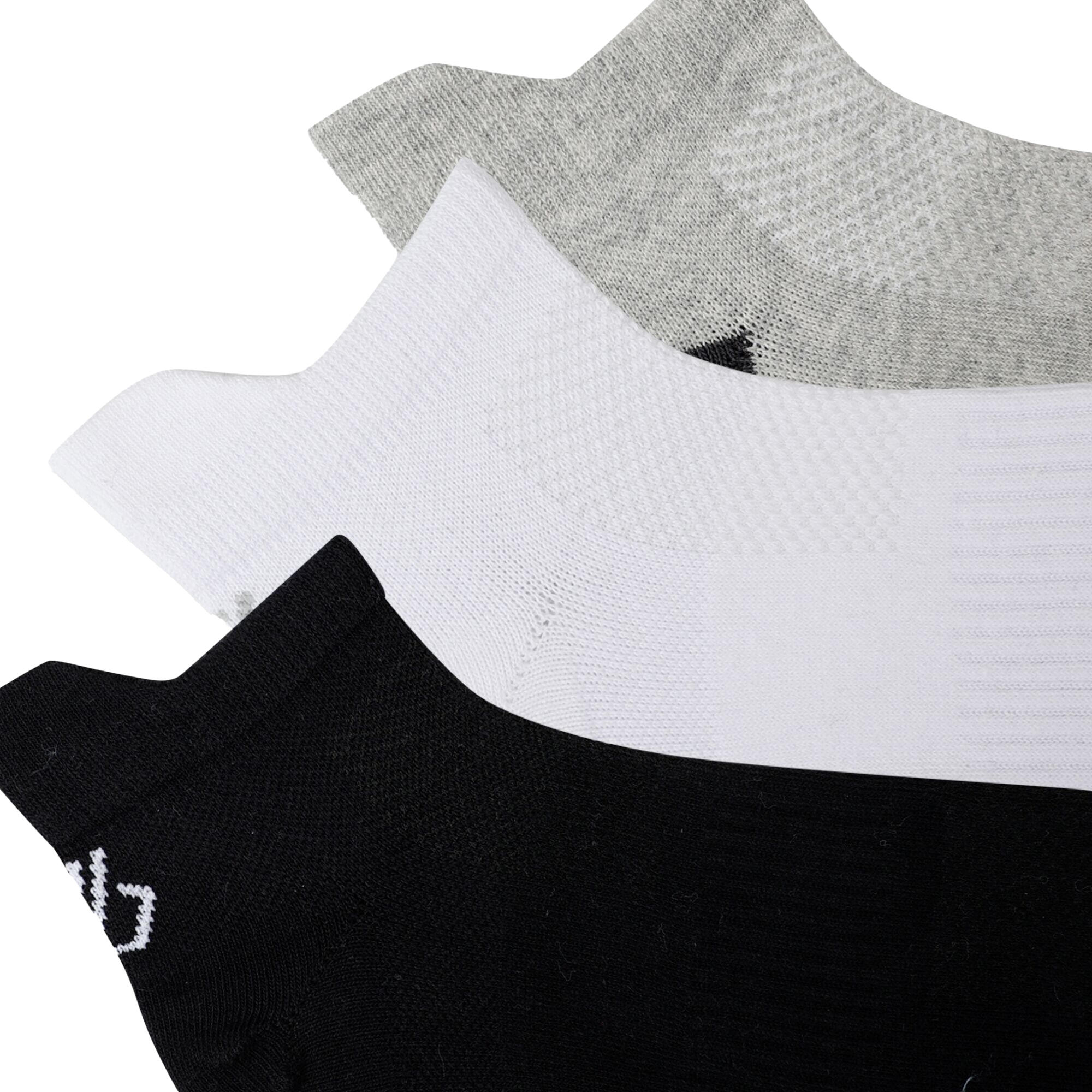 Socquettes MOVEMENT Adulte (Noir / Blanc / Gris Chiné) 2/4