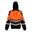Sweat À Capuche Homme (Noir / Orange)